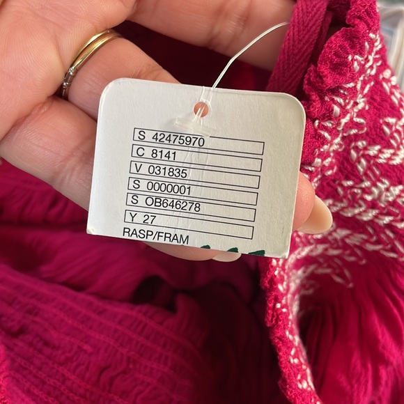 NWT Intimately Free People Tubes On Raspberry Bodysuit - Picture 8 of 12